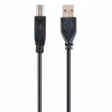 Cablu de comunicație Cablexpert CCP-USB2-AMBM-10, USB Type-A/USB Type-B, 3m, Negru