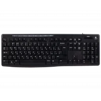 Клавиатура Logitech K200, Проводное, Чёрный