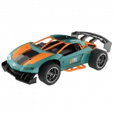 Jucărie cu telecomandă Crazon Smoking Car, 1:14, Verde/Portocaliu (333-SC21142)
