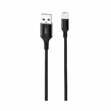 Cablu încărcare și sincronizare XO NB143, USB Type-A/USB Type-C, 2m, Negru