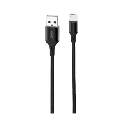 Кабель для зарядки и синхронизации XO NB143, USB Type-A/USB Type-C, 2м, Чёрный