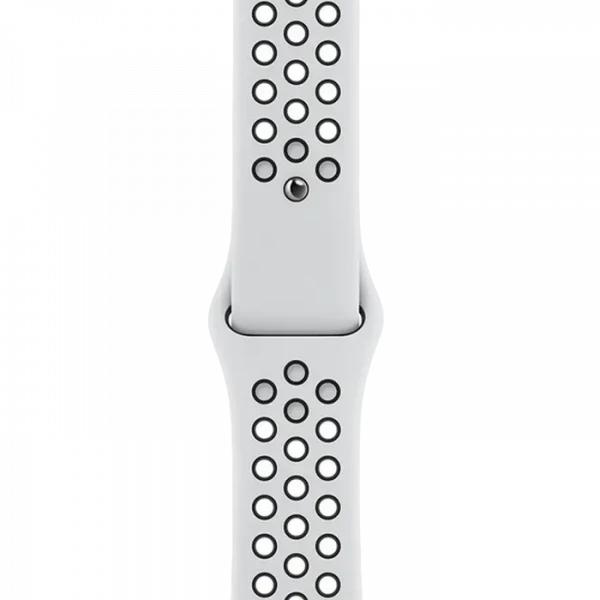 Умные часы Apple Watch SE MYYH2, 44мм, Алюминиевый корпус со спортивным ремешком Nike Pure Platinum/Black