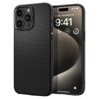Чехол Spigen iPhone 15 Pro Max Liquid Air, Матовый черный