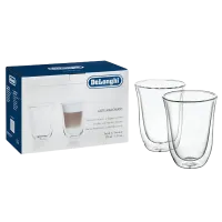 Set de pahare DeLonghi 220 ml 2 buc, Transparent