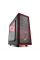 Carcasă PC Deepcool TESSERACT SW-RD, Micro-ATX, ATX, Negru/Rosu