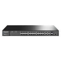 Switch de rețea TP-LINK TL-SL5428E, 24x 10/100 Mbps, 4x 10/100/1000 Mbps