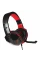 Căști gaming QUMO Bionic, Cu fir, Negru/Roșu