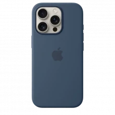 Чехол Apple iPhone 16 Pro Silicone Case with MagSafe, Denim