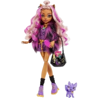 Păpușă Monster High Clawdeen Wolf și Crescen HHK52