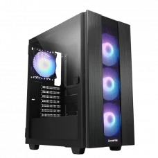 Carcasă PC Chieftec GS-02B-OP, Midi-Tower, Fără PSU, Negru