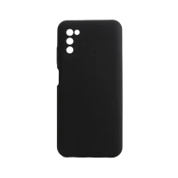 Husă Xcover Galaxy A03 - Liquid Silicone, Negru