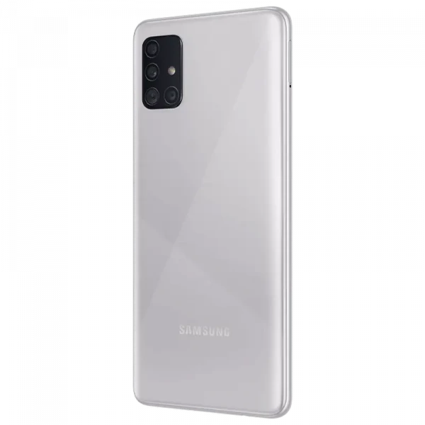 Смартфон Samsung Galaxy A51, 6Гб/128Гб, Серебристый металлик