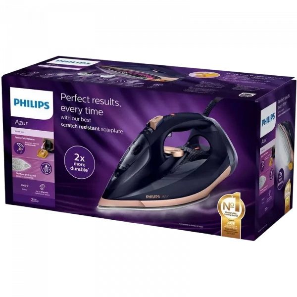 Утюг Philips GC4909/60, 3000 Вт, Черный | Золотистый