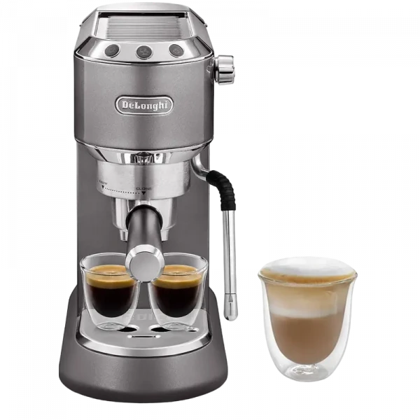Cafetiera manuala DeLonghi EC885.GY, 1300W, Gri