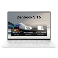 Laptop 16 ASUS Zenbook S 16 OLED UM5606WA, Scandinavian White, AMD Ryzen AI 9 HX 370, 32GB/1024GB, Windows 11 Home