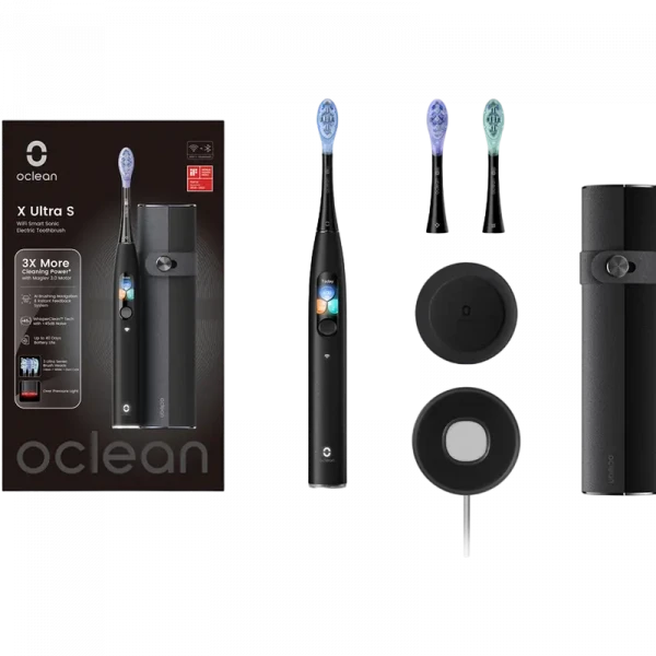 Periuță de dinți electrică Oclean X Ultral Set, Negru