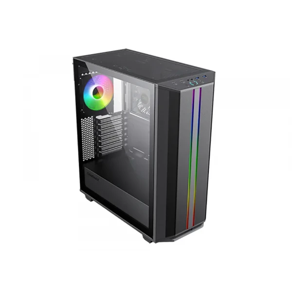 Компьютерный корпус Gamemax Precision, Midi-Tower, ATX, Чёрный