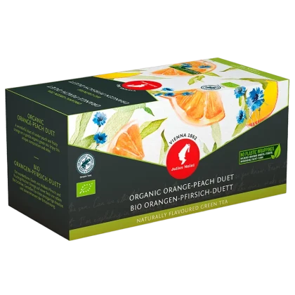 Пакетированный чай Julius Meinl Organic Green Orange Peach Due