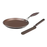 Tigaie pentru clătite Rondell RDA-136, 22cm, Maro