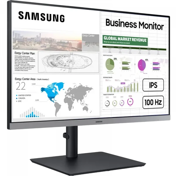 Monitor Samsung S27C430 / 27 inchi / IPS 1920x1080 FHD / Negru