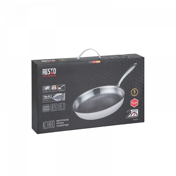 Сковорода RESTO 95147, 26см, Нержавеющая сталь