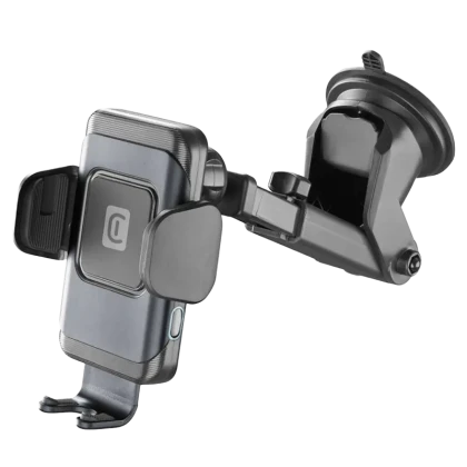 Автомобильный держатель Cellularline Hug Dual Pro 15W, Чёрный