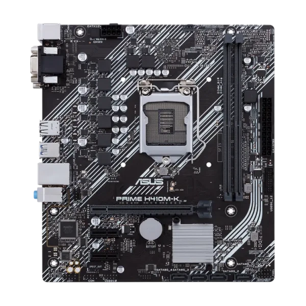Материнская плата ASUS PRIME H410M-K, LGA1200, Intel H410, Micro-ATX