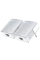 Адаптер Powerline TP-LINK TL-PA4010 KIT, AV600, 600 Mбит/c, Белый
