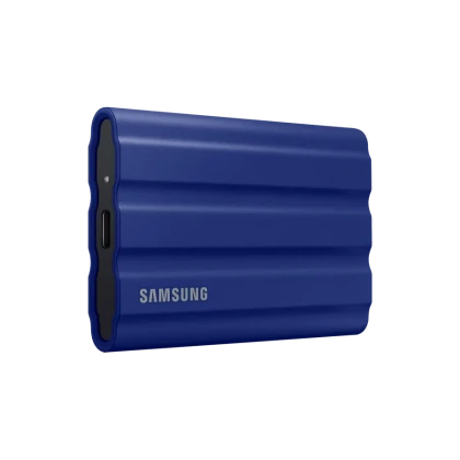 Внешний портативный SSD накопитель Samsung T7 Shield, 2 ТБ, Синий (MU-PE2T0R/WW)