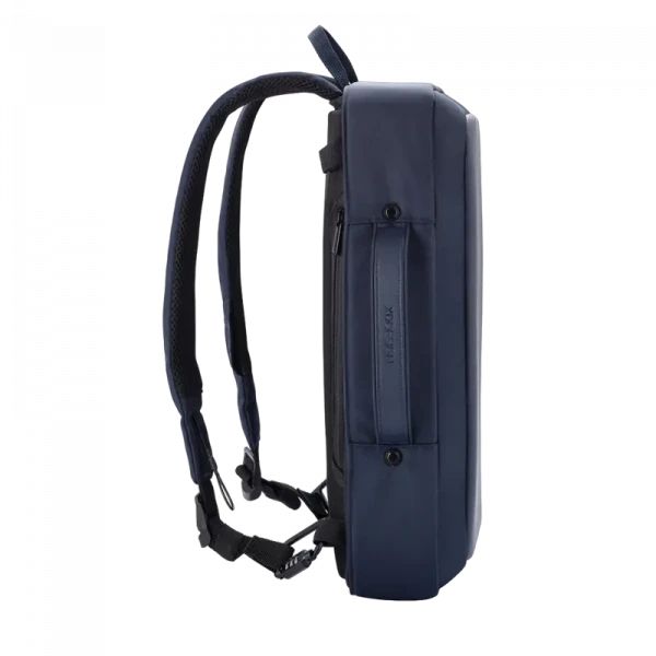 Rucsac pentru Laptop Bobby Bizz, Piele artificială, Albastru închis