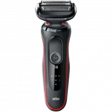 Aparat de ras electric Braun Series 5, Negru/Rosu