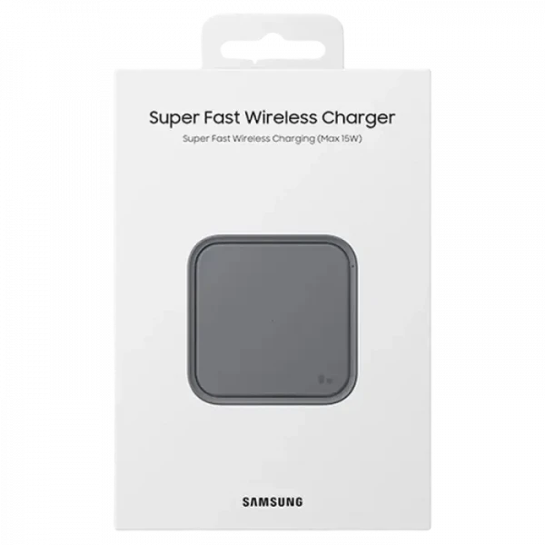 Încărcător wireless Samsung EP-P2400TBEGEU, 15W, Gri