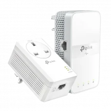 Wi-Fi + Powerline adapter TP-LINK TL-WPA7617 KIT, AV1000, 1000 Mbps, Alb