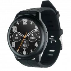 Ceas inteligent Globex Aero, 45mm, Negru