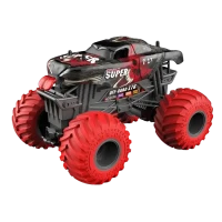 Jucărie cu telecomandă Crazon Oversize Wheel Cross-Road, 1:18, Negru/Rosu (333-19181B)