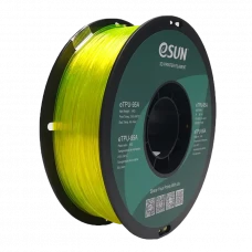 Filament pentru imprimanta 3D ESUN eTPU-95A, Galben Transparent, 1,75 mm, 1kg
