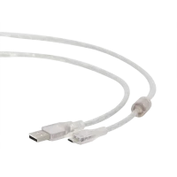 Cablu încărcare și sincronizare Cablexpert CCP-mUSB2-AMBM-6-TR, USB Type-A/micro-USB, 1,8m, Transparent