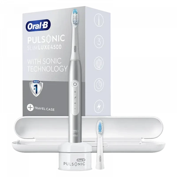 Periuța de dinți electrică sonică BRAUN S411.526.3X, Argintiu