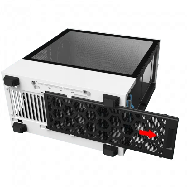 Компьютерный корпус Gamemax Panda T802 WT, Midi-Tower, Без блока питания, Белый