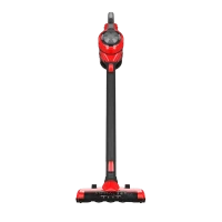 Вертикальный Пылесос Sharp SAVP1551BREU, Красный | Черный