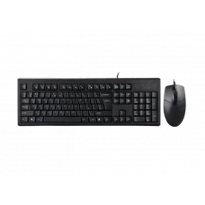 Set Tastatură + Mouse A4Tech KR-8372, Cu fir, Negru