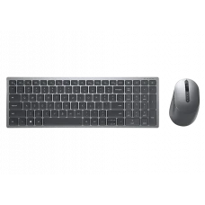 Set Tastatură + Mouse DELL KM7120W, Fără fir, Gri