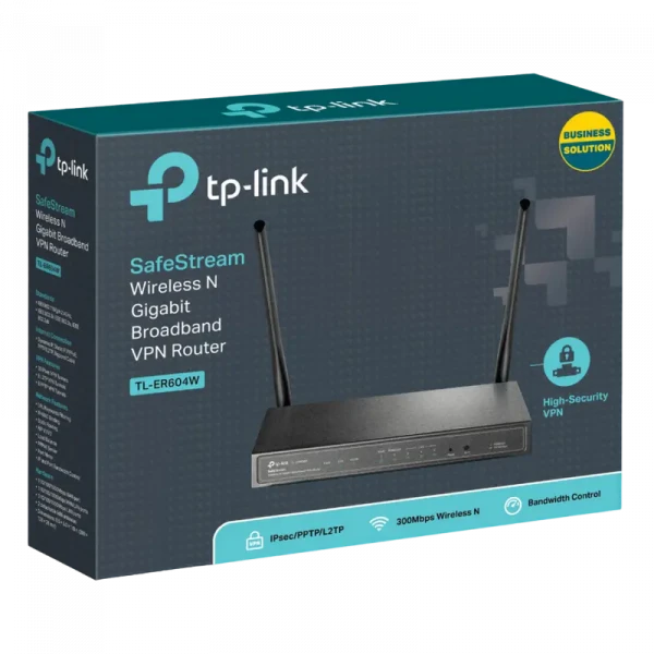 Беспроводной маршрутизатор TP-LINK TL-ER604W, Чёрный