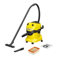 Aspirator Karcher WD 4 V-20/5/22, Galben | Negru