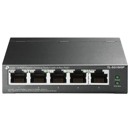 PoE коммутатор TP-LINK TL-SG1005P, 4x IEEE 802.3af/at