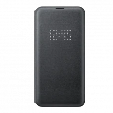Чехол книжка Samsung LED Flip Wallet for Galaxy S10E, Чёрный