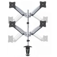Table/desk stand for 4 monitors Reflecta FLEXO DeskPro 27-1010Q 12-27, 75x75,100x100, Max.9kg