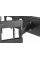 Настенное крепление для телевизора Gembird WM-70ST-01, Чёрный