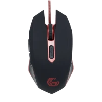 Игровая мышь Gembird MUSG-001-R, Черный/Красный