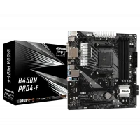 Placă de bază ASRock B450M PRO4-F, AM4, AMD B450, Micro-ATX